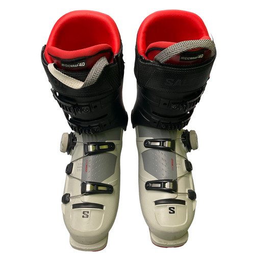 Vist Large View of Product Image Which is Used Salomon S PRO SUPRA BOA Mens DH Ski Boot White 275 MP - M09.5 - W10.5
