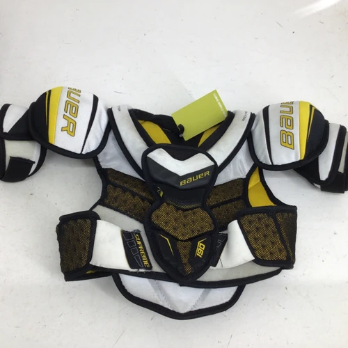Vist Large View of Product Image Which is Used Bauer SUPREME 190 JR MEDIUM SHOULDER PADS Junior Shoulder Pads MD