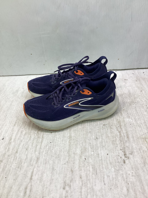 Vist Large View of Product Image Which is Used Brooks BROOK GLYCERIN 22 Running/X-Train Shoes M Navy Blue Senior 7