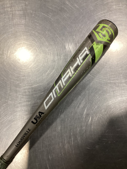 Vist Large View of Product Image Which is Used Louisville Slugger OMAHA 5 BB/SB USA 2 5/8 Bat 27"