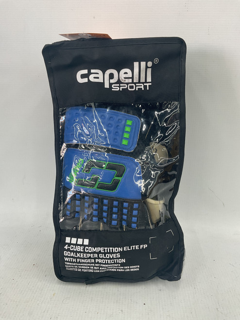 Vist Large View of Product Image Which is Used CAPELLI Soccer Goalie Gloves Royal Blue 5