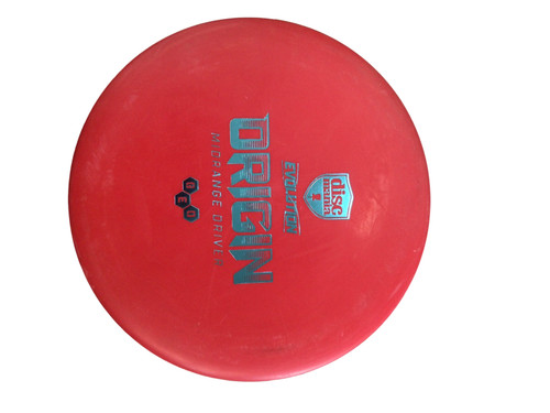Vist Large View of Product Image Which is Used Discmania ORIGIN Disc Golf Mid Range Red