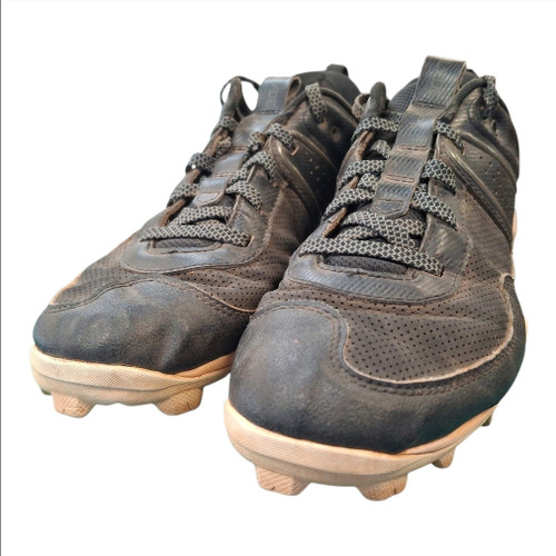 Vist Large View of Product Image Which is Used Under Armour BB/SB  METAL CLEATS BB/SB Cleats White Youth 08.0