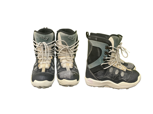 Vist Large View of Product Image Which is Used D23 Womens Snowboard Boots Black Senior 8.5