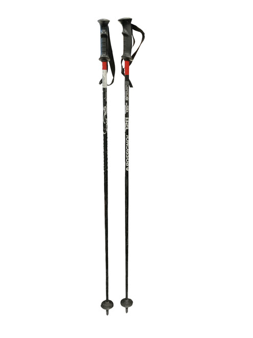 Vist Large View of Product Image Which is Used Rossignol POLES Mens DH Ski Pole Black 120 cm / 48 in