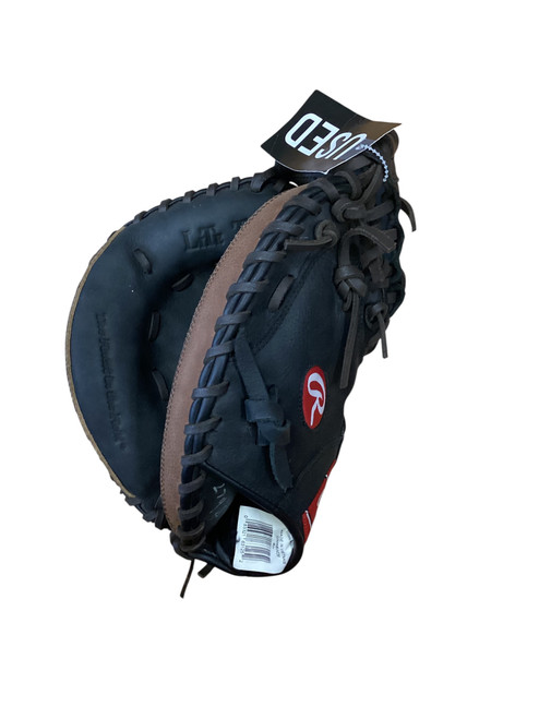 Vist Large View of Product Image Which is Used Rawlings B325WCM BB/SB Catchers LH Throw Black 32 1/2"