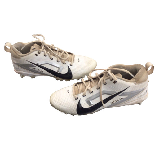 Vist Large View of Product Image Which is Used Nike Adult FB Cleats White Senior 11.5