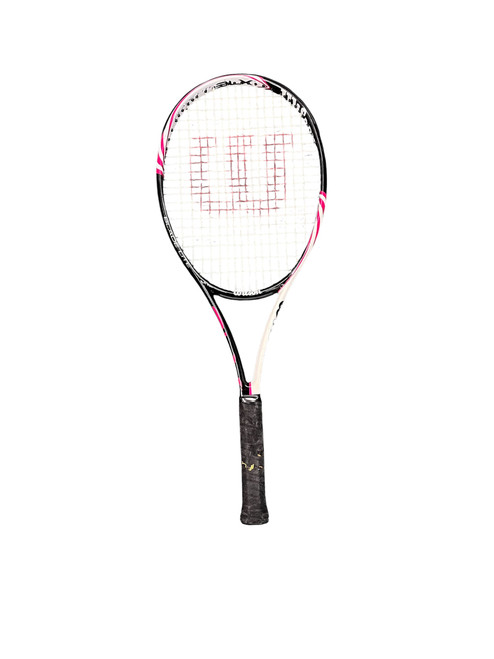 Vist Large View of Product Image Which is Used Wilson BLADE LITE Adult Tennis Racquet White Unknown