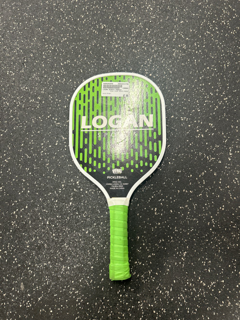 Vist Large View of Product Image Which is Used LOGAN SPORTS PADDLE Pickleball Racquet Green