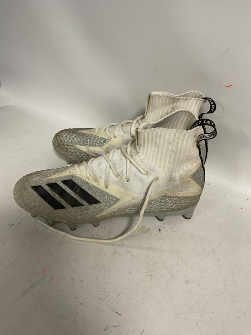 Vist Large View of Product Image Which is Used Adidas FREAK ULTRA PRIMEKNIT Adult FB Cleats White Senior 10.5