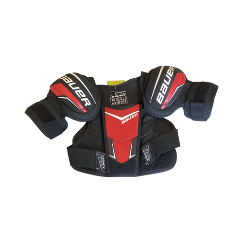 Vist Large View of Product Image Which is Used Bauer LEGACY SHOULDER PADS Youth Shoulder Pads MD