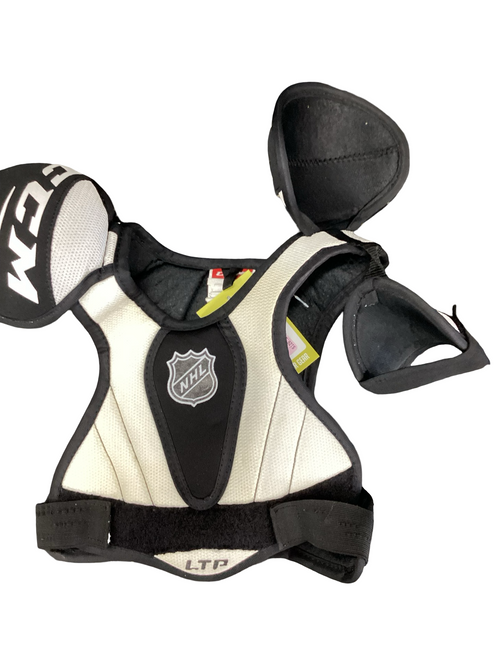 Vist Large View of Product Image Which is Used CCM LTP NHL Youth Shoulder Pads LG