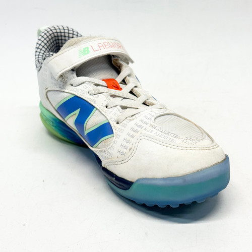 Vist Large View of Product Image Which is Used New Balance 3000 V7 BB/SB Cleats White Junior 06