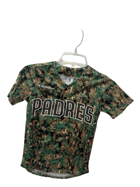 Vist Large View of Product Image Which is New PADRES Jersey Youth SM