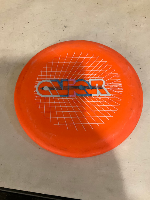 Vist Large View of Product Image Which is Used Innova AVIAR Disc Golf Putter Orange