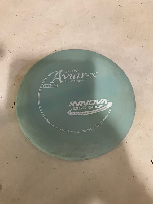 Vist Large View of Product Image Which is Used Innova AVIAR-X Disc Golf Putter Green