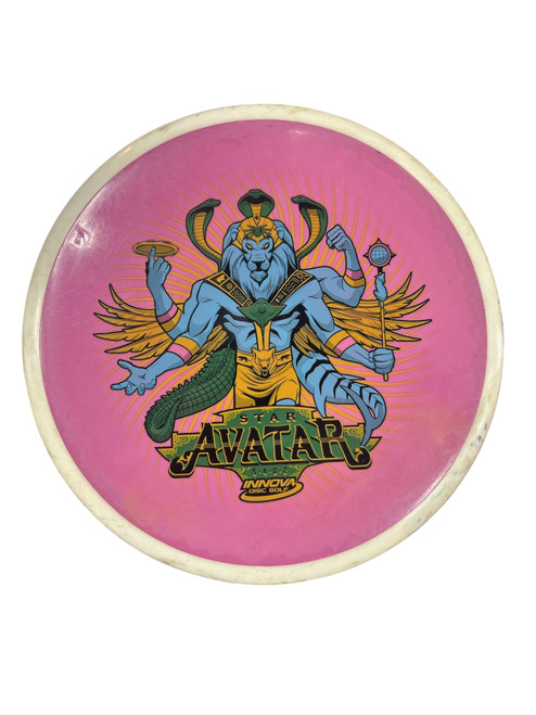 Vist Large View of Product Image Which is Used Innova STAR AVATAR Disc Golf Mid Range Pink