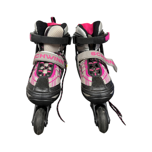 Vist Large View of Product Image Which is Used Schwinn ABEC 5 Junior Rec Fitness Skates Grey Adjustable 1-4