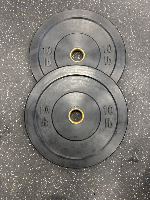 Vist Large View of Product Image Which is Used Olympic Bumper Plate (Pair) 10 lb