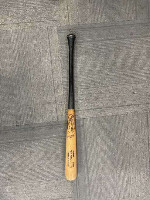 Vist Large View of Product Image Which is Used Louisville Slugger PRO STOCK LITE C271 BB/SB Wood Bat Natural 30"