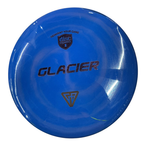 Vist Large View of Product Image Which is Used Discmania GB GLACIER Disc Golf Mid Range Royal Blue 177g