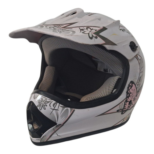 Vist Large View of Product Image Which is Used BUTTERFLY GIRLS YTH Junior Helmet Pink LG