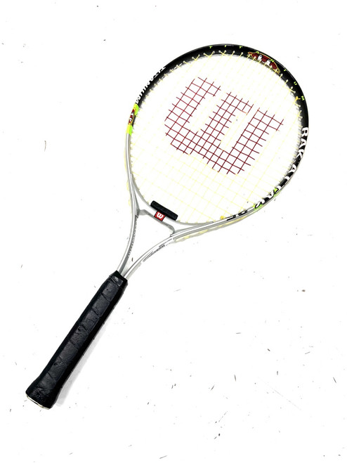 Vist Large View of Product Image Which is Used Wilson RAK ATTACK 25 Adult Tennis Racquet Grey Unknown