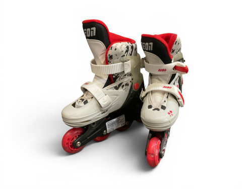 Vist Large View of Product Image Which is Used NEON KIDS ROLLERBLADES Junior Rec Fitness Skates Red Junior 01