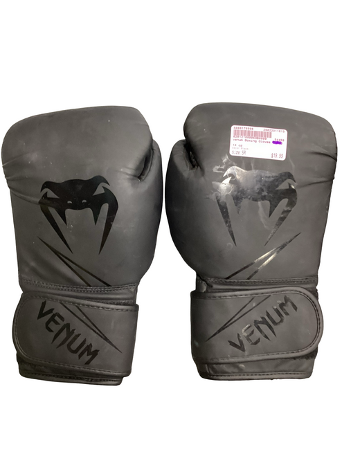 Vist Large View of Product Image Which is Used Boxing Gloves Black Senior
