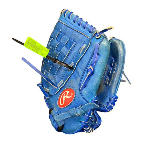 Vist Large View of Product Image Which is Used Rawlings HIGHLIGHT BB/SB Glove RH Throw Royal Blue 11 1/2"