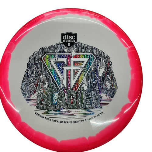 Vist Large View of Product Image Which is Used Discmania S-LINE GLACIER Disc Golf Mid Range Pink 179g