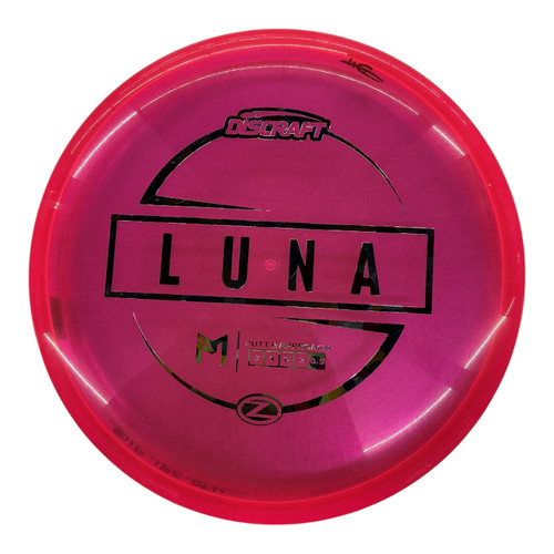 Vist Large View of Product Image Which is Used Discraft PM LUNA Disc Golf Putter Pink 174g