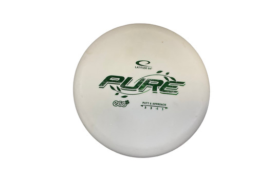Vist Large View of Product Image Which is Used Latitude 64 ECO PURE Disc Golf Putter White 173g