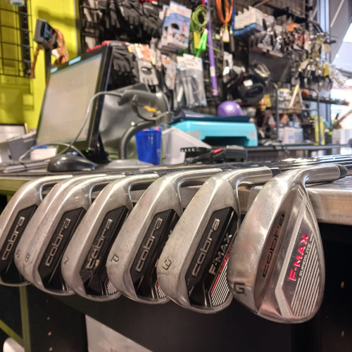Vist Large View of Product Image Which is Used Cobra F MAX Mens Iron Set RH 5I-GW/AW