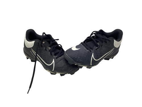 Vist Large View of Product Image Which is Used Nike HYPERDIAMOND 4 BB/SB Cleats Black Senior 7