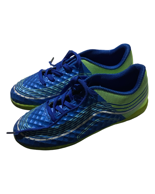 Vist Large View of Product Image Which is Used Soccer Indoor Shoes Royal Blue Youth 13.0