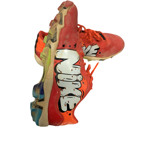 Vist Large View of Product Image Which is Used Nike BASEBALL BB/SB Cleats Red Senior 5.5