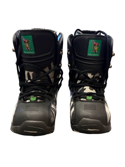 Vist Large View of Product Image Which is Used World Industries AWOL Boys Snowboard Boots Black Junior 04