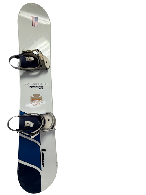 Vist Large View of Product Image Which is Used Vision SPECTRUM WOOD CORE 163 cm Snowboard w/ Lamar Bindings