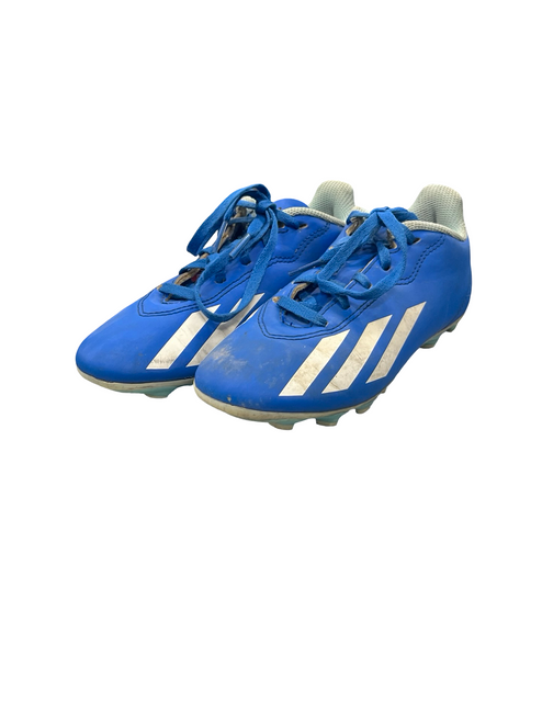 Vist Large View of Product Image Which is Used Adidas Soccer Cleats Royal Blue Junior 02