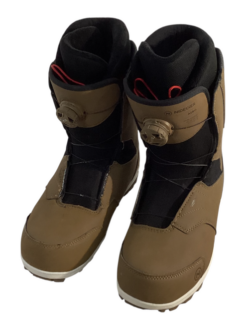Vist Large View of Product Image Which is Used Nidecker AERO Mens Snowboard Boots Brown Senior 9