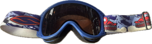 Vist Large View of Product Image Which is Used Snow Goggles Youth Navy Blue