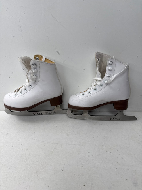 Vist Large View of Product Image Which is Used Jackson GLACIER 120 Girls Figure Skate White Youth 10.0