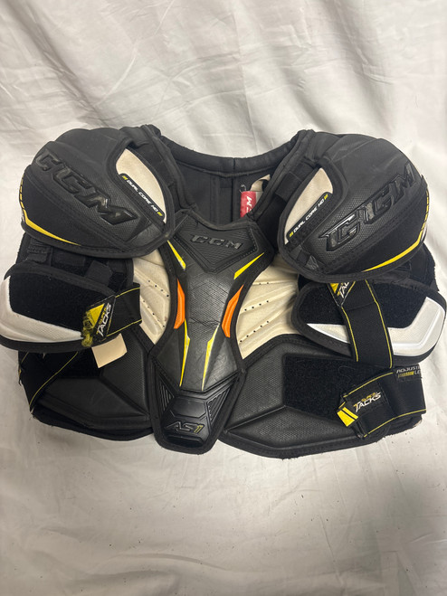 Vist Large View of Product Image Which is Used CCM SUPER TACKS AS1 Senior Shoulder Pads SM