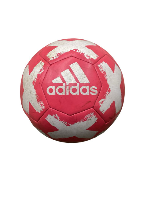 Vist Large View of Product Image Which is Used Adidas ADIDAS SOCCER 3 All Size Soccer Ball Pink And White 3