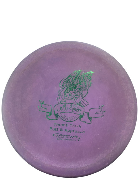 Vist Large View of Product Image Which is Used Gateway DEVIL HAWK Disc Golf Putter Purple 175g