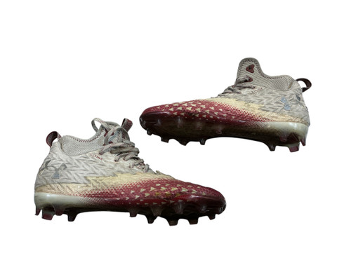Vist Large View of Product Image Which is Used Under Armour Adult FB Cleats Maroon Senior 9.5