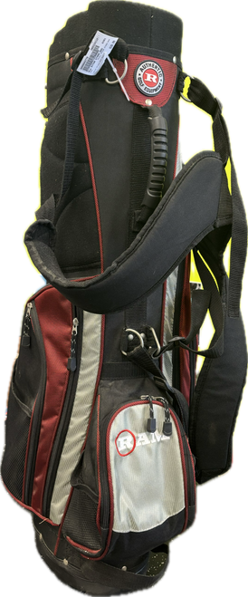 Vist Large View of Product Image Which is Used Ram RYTHM STAND BAG Mens Stand Bag Black And Red