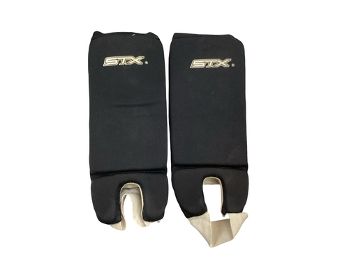 Vist Large View of Product Image Which is Used STX FH Shin Guards Black 9"