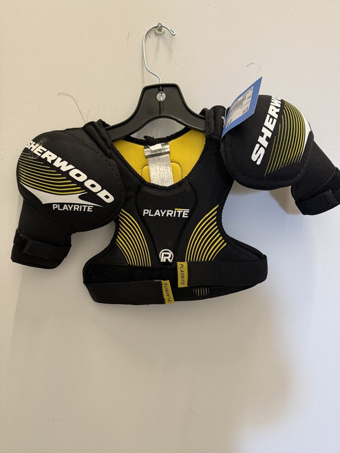 Vist Large View of Product Image Which is Used Sher-wood PLAYRITE Youth Shoulder Pads SM